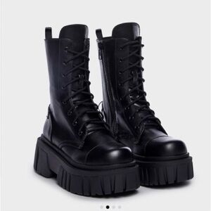 Dolls Kill combat boots